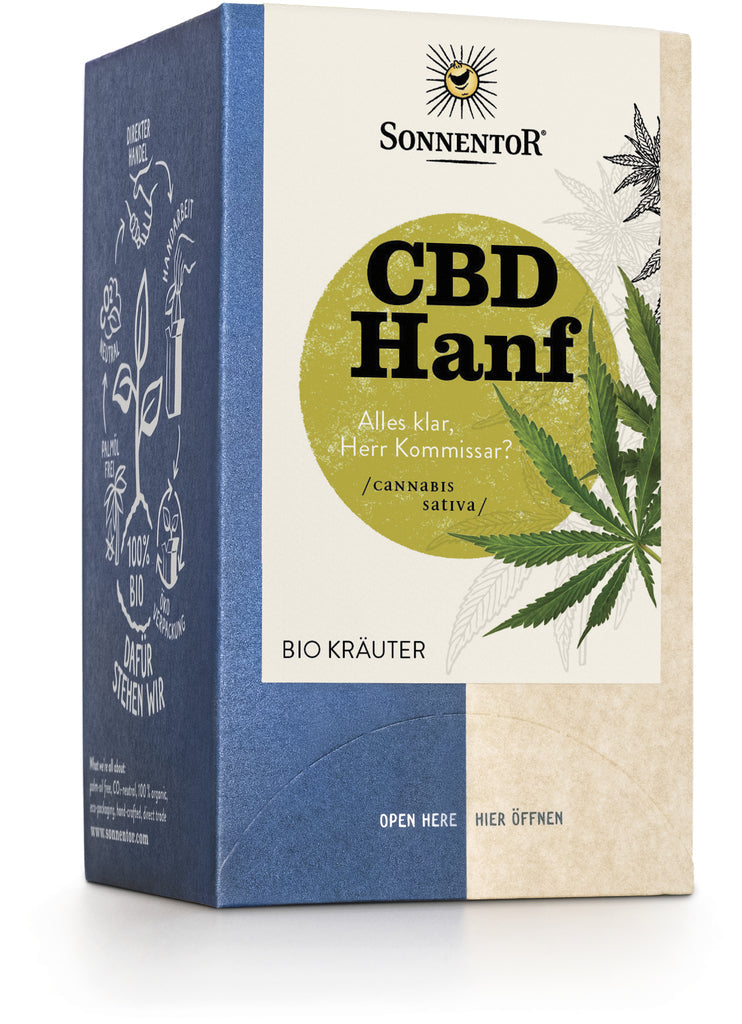 Sonnentor Hemp CBD Tea 18 teabags