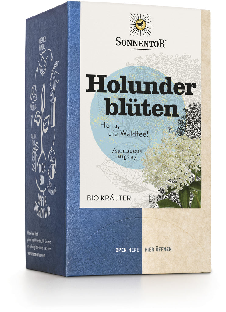 Sonnentor elderflower tea 18 teabags