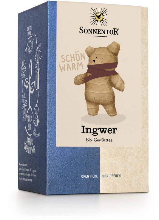 Sonnentor ginger tea 18 teabags