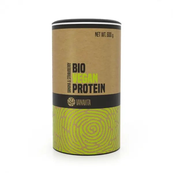 VanaVita BIO Vegan Protein banana & strawberry 600 g