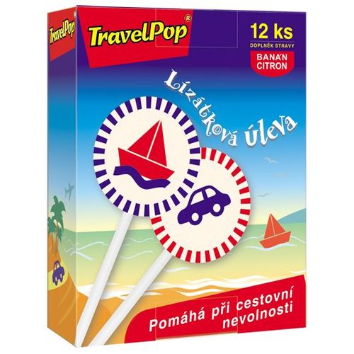 VitaHarmony TravelPop lollipops for travel sickness 12 pcs