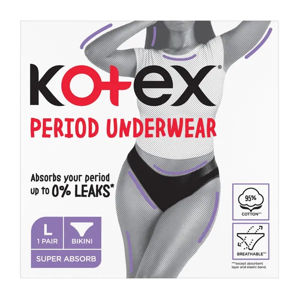 Kotex Period Underwear Size L