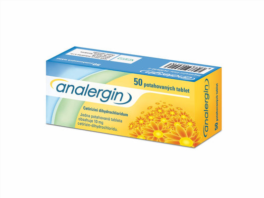 Analergin 10 mg 50 tablets allergic rhinitis treatment