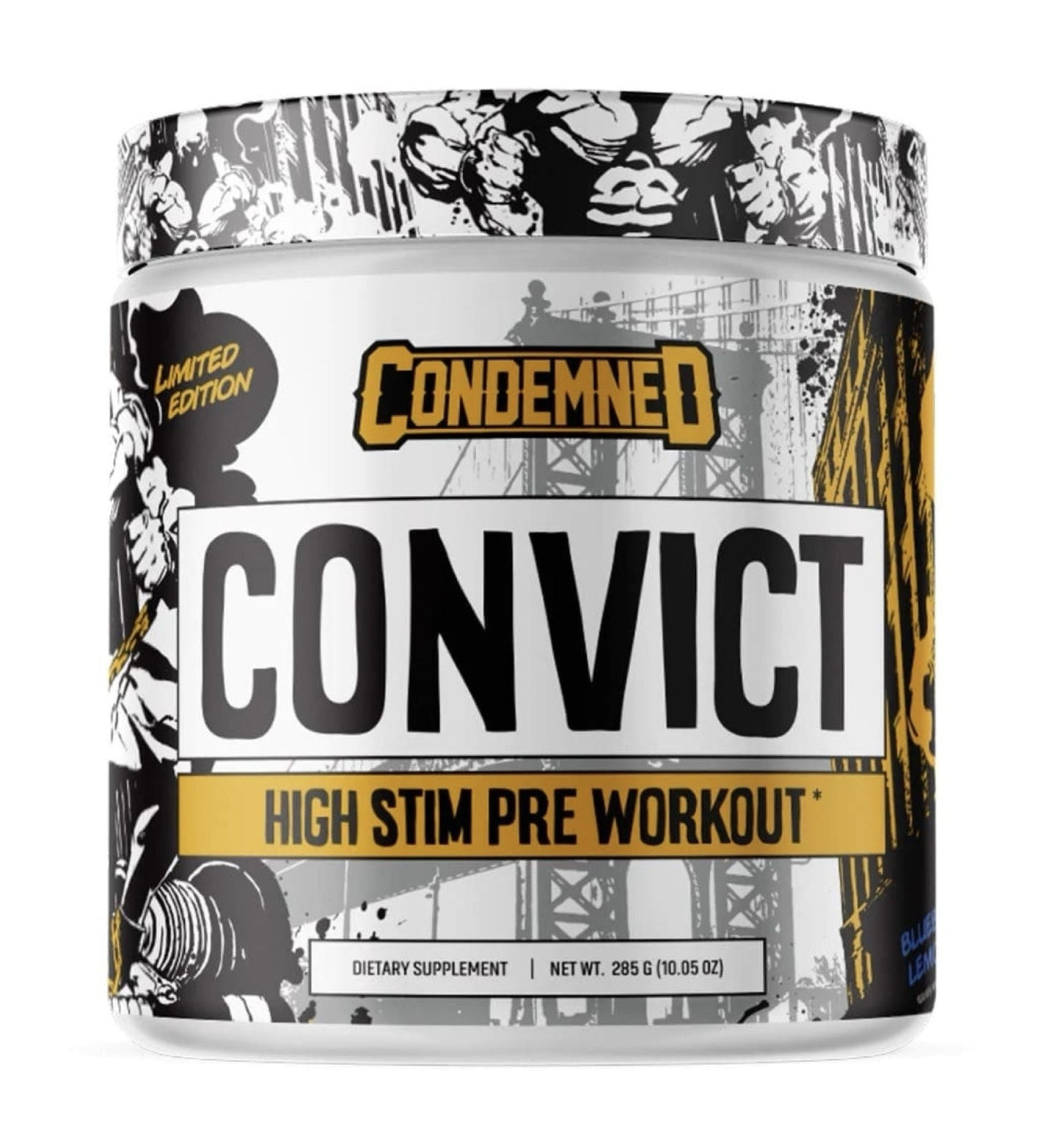 Convict USA version, strong pre-workout 285 g Kiwi