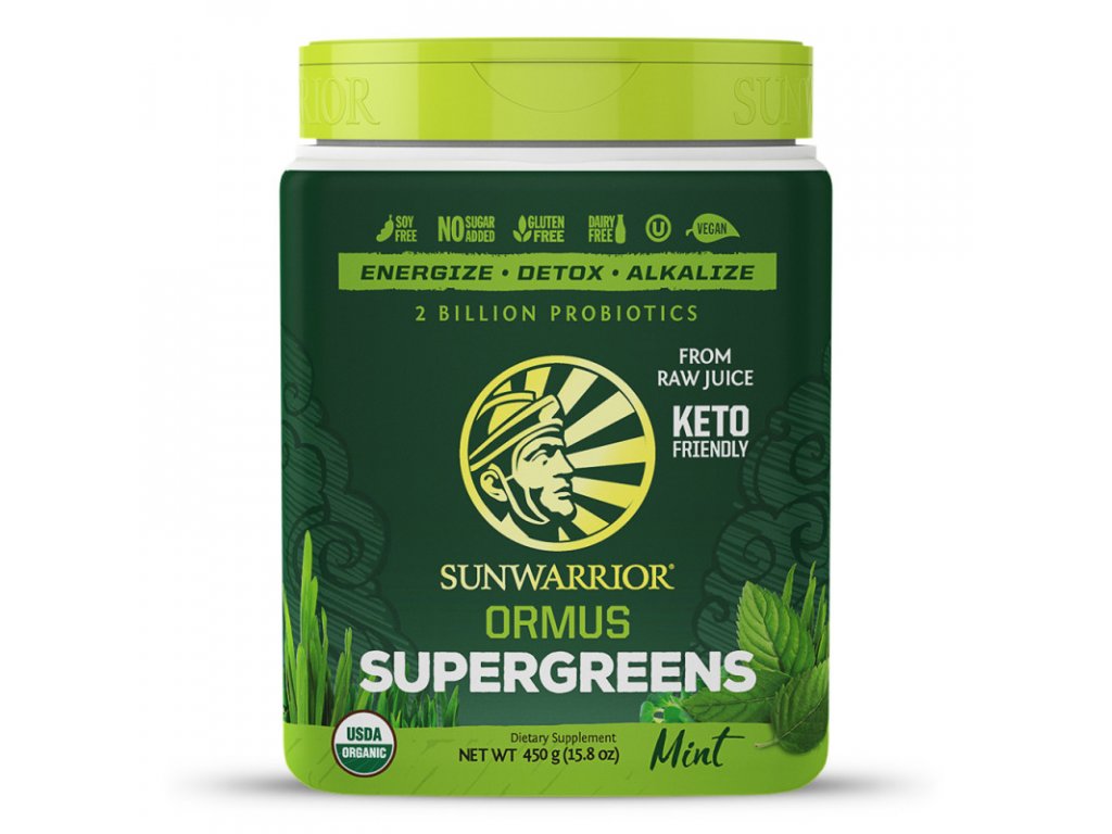 Sunwarrior Ormus Super Greens BIO 450 g Natural