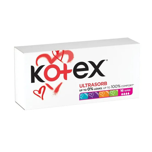 Kotex Ultra Sorb Super tampons 5 packs x 16 pcs