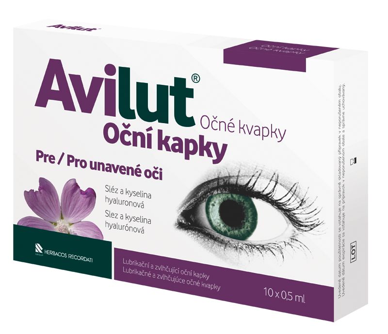 Avilut Eye Drops 10 x 0.5 ml for tired eyes