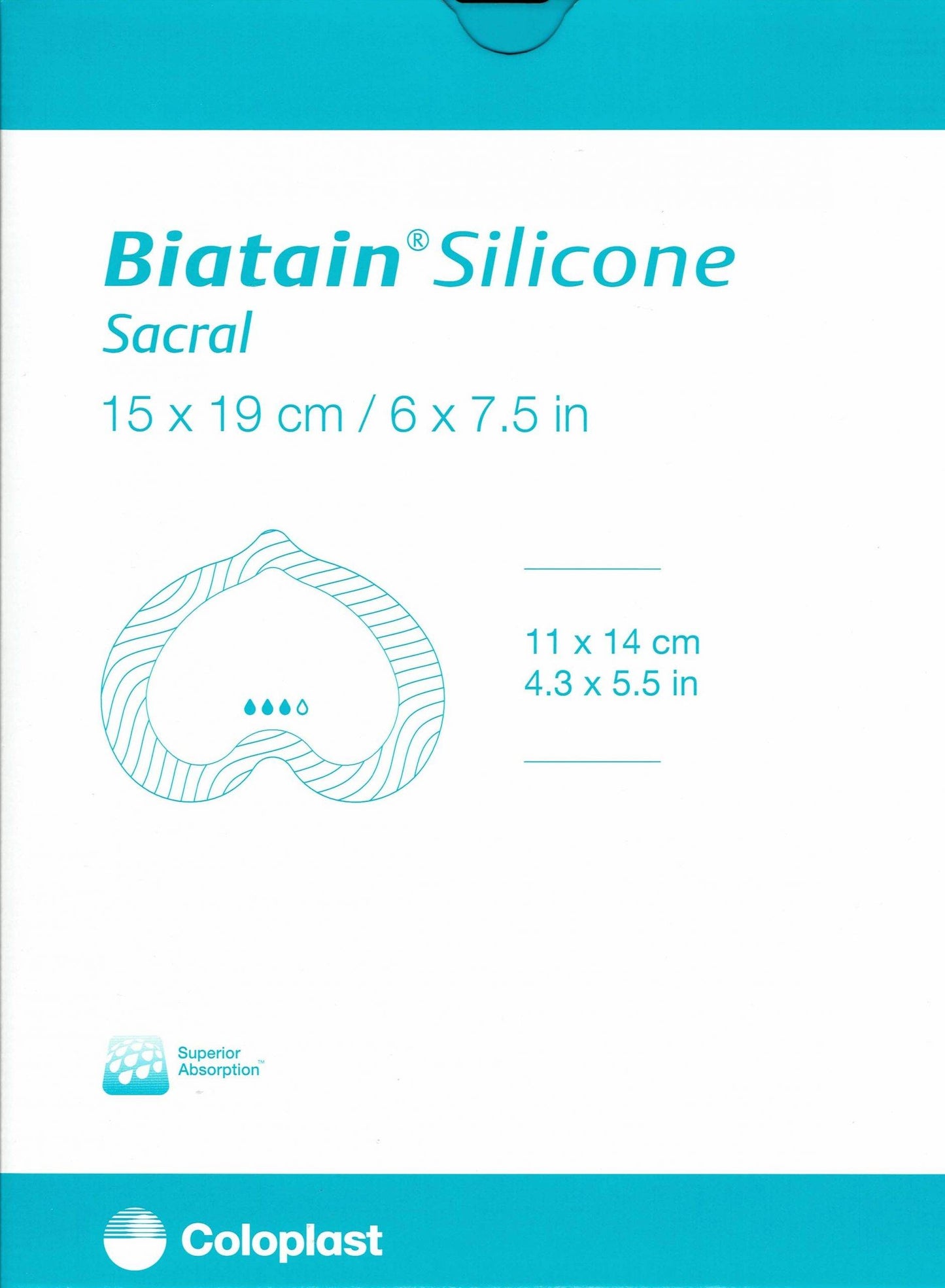 BIATAIN Silicone Foam Compound Sakrum Small 15 x 19 cm, 5pcs