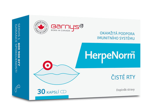 Barny's HerpeNorm 30 capsules cold sore treatment