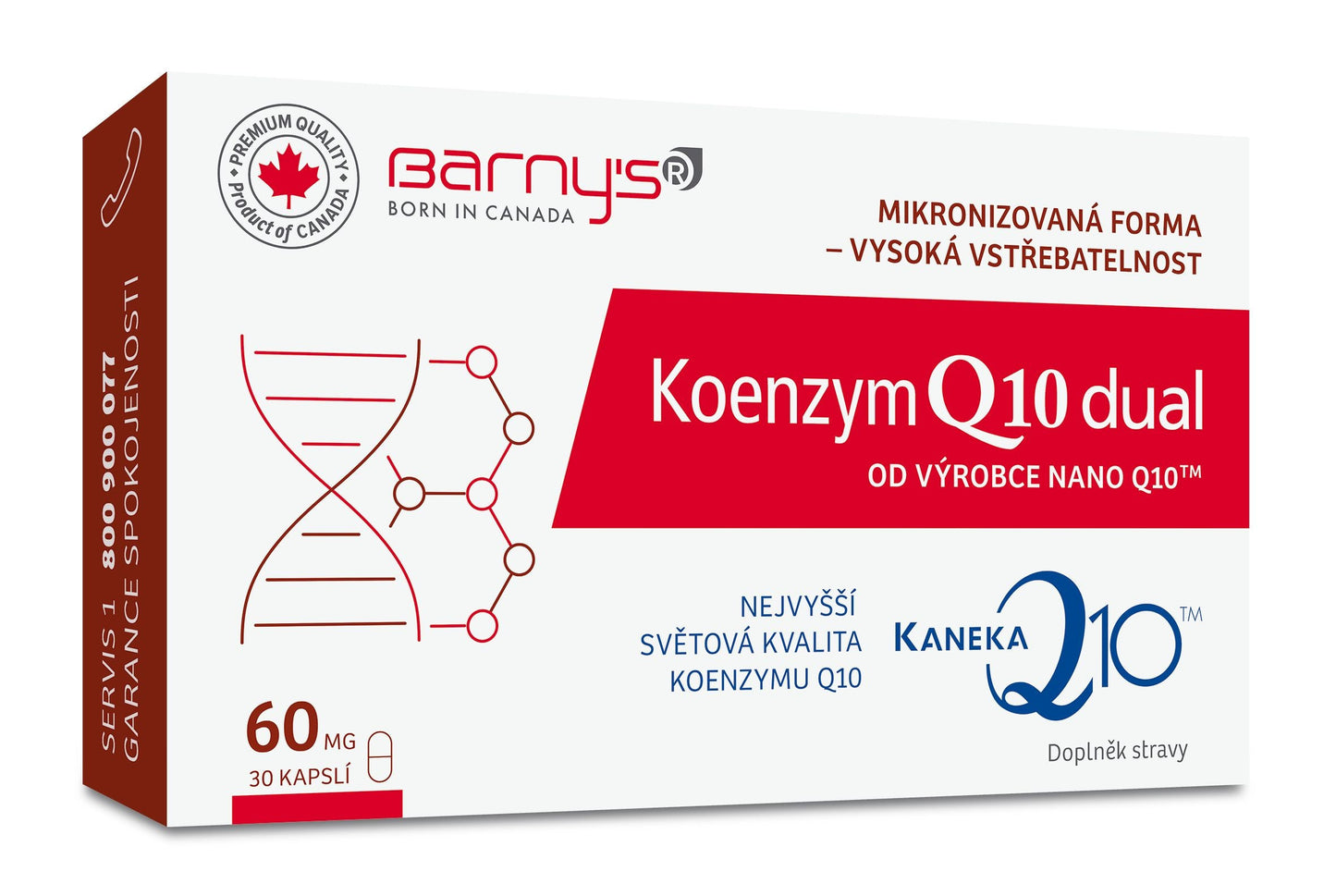 Barny's Coenzyme Q10 dual 60 mg 30 capsules