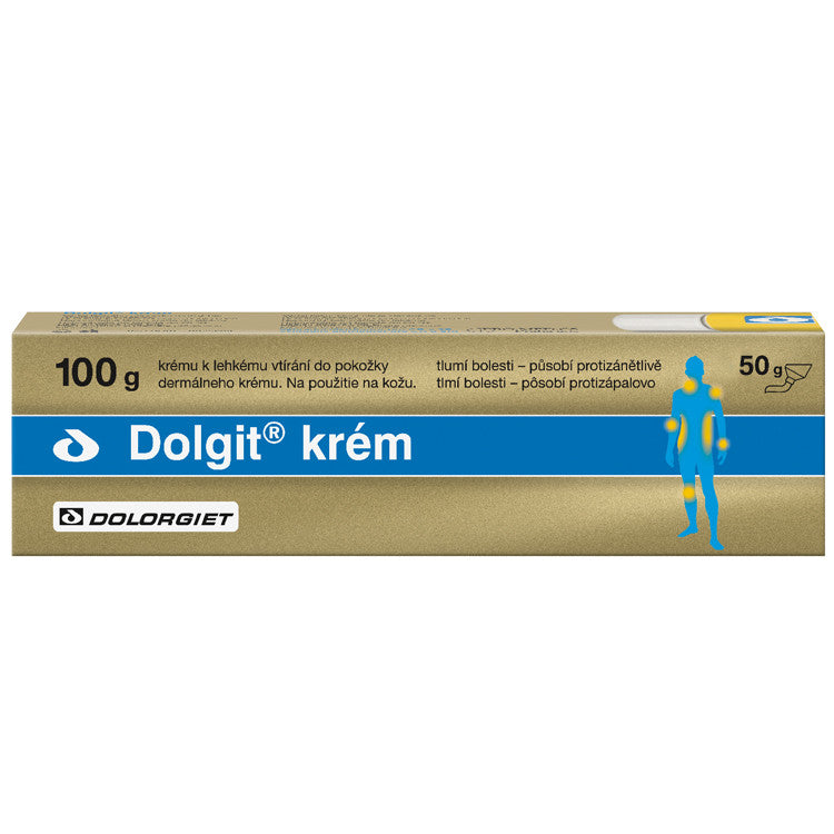 Dolgit cream 50 g joints back muscles pain treatment