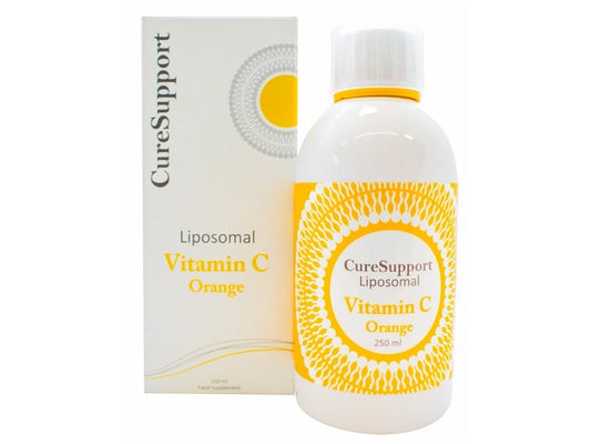 CureSupport Liposomal Vitamin C 500mg Orange 250ml