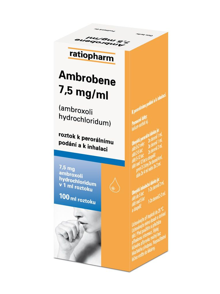 Ambrobene 7.5 mg / ml solution 100 ml cough relief