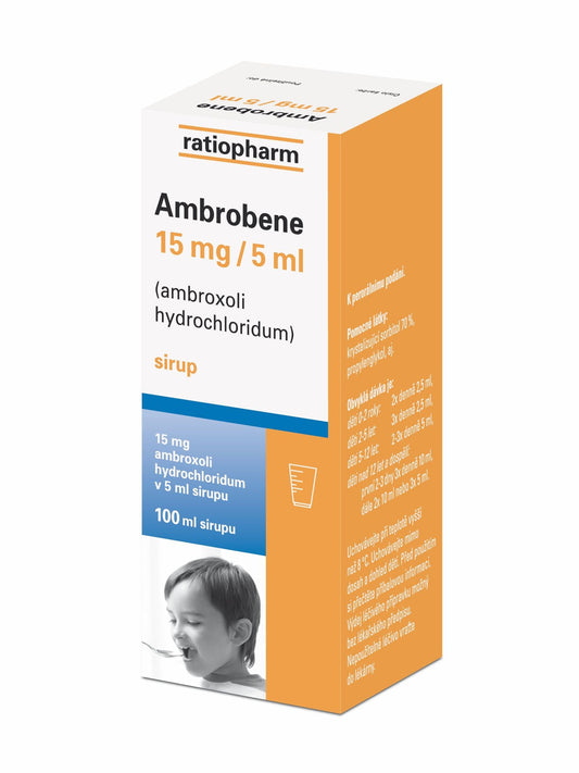 Ambrobene 15 mg / 5 ml syrup 100 ml cough relief