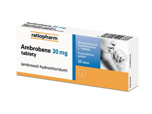 Ambrobene 30 mg 20 tablets cough relief