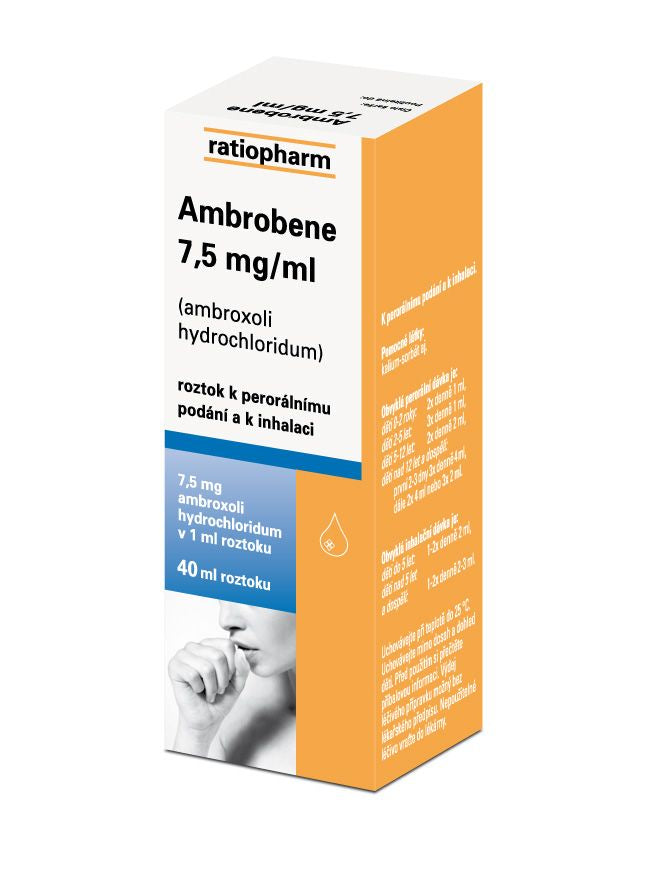 Ambrobene 7.5 mg / ml solution 40 ml cough relief