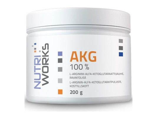 NUTRIWORKS AKG 100% 200g (L-arginine alpha-ketoglutarate)