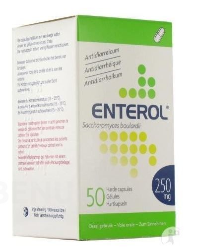 Enterol 250 mg 50 capsules