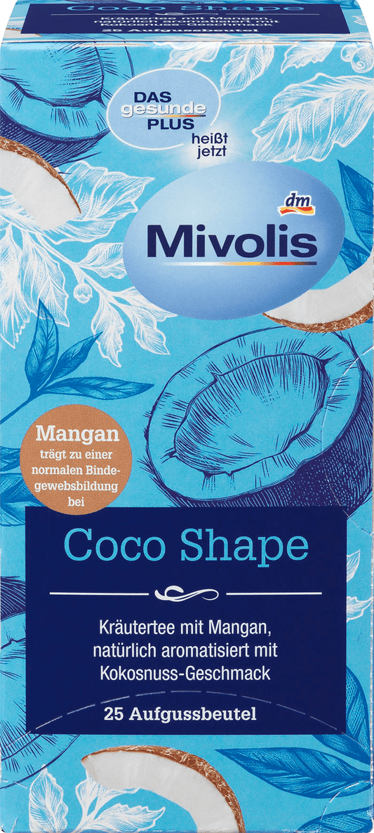 Mivolis herbal tea Coco Shape, 25 tea bags