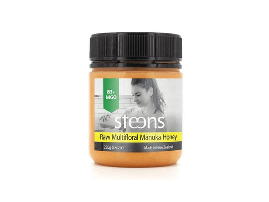 Steens RAW Manuka Honey 83+ MGO 250g