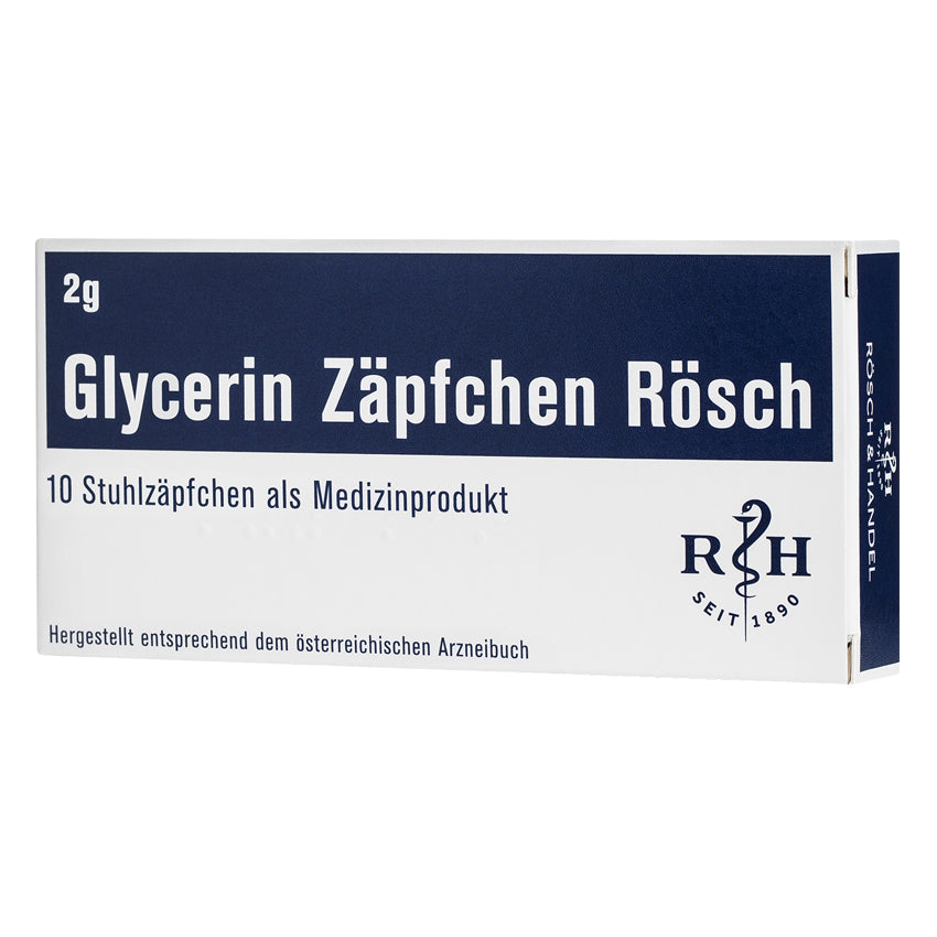 Bano Arlberger Rösch 10 Glycerin suppositories 2g each