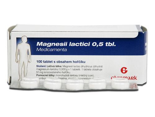 Glenmark Magnesium Lactate 0.5 - 100 tablets