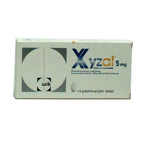 Xyzal 5 mg 14 film-coated tablets