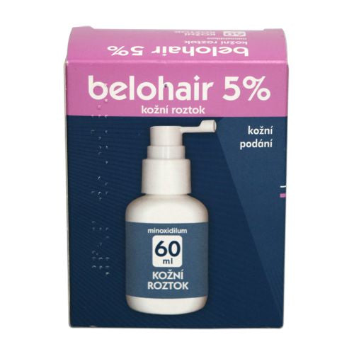 Belohair 5% skin hair loss treatment solution 60 ml