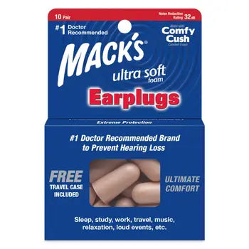 MACKS Ultra Soft earplugs 10 pairs