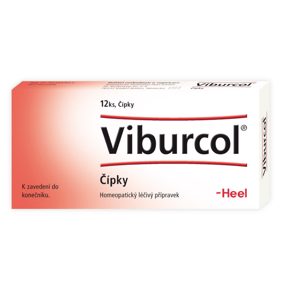 VIBURCOL suppository 12 pcs