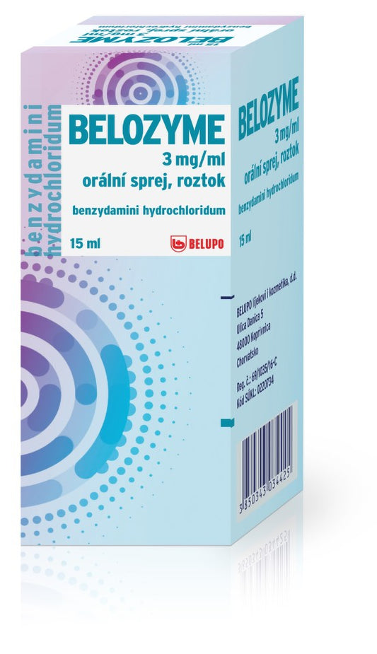 BELOZYME 3 mg Oral Suspension 15 ml