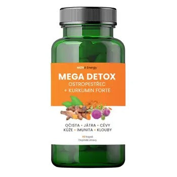 MOVIt Energy Mega Detox Milk Thistle + Curcumin FORTE 60 capsules