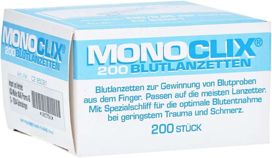 ACA Müller ADAG Pharma Monoclix Universal Blood Lancets 200 pcs