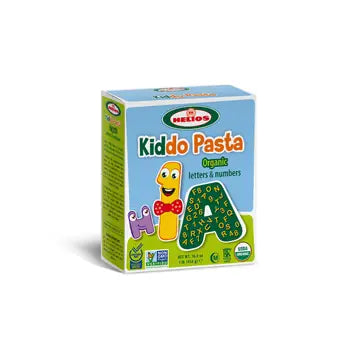 Helios Kiddo Pasta Pasta Organic Letters and numbers 454 g