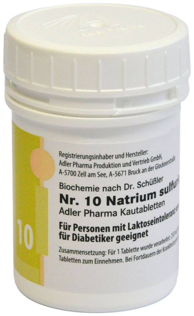 Adler Schuessler No.10 Sodium sulfuricum D6, 1000 g