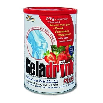 Geladrink Plus strawberry drink 340 g