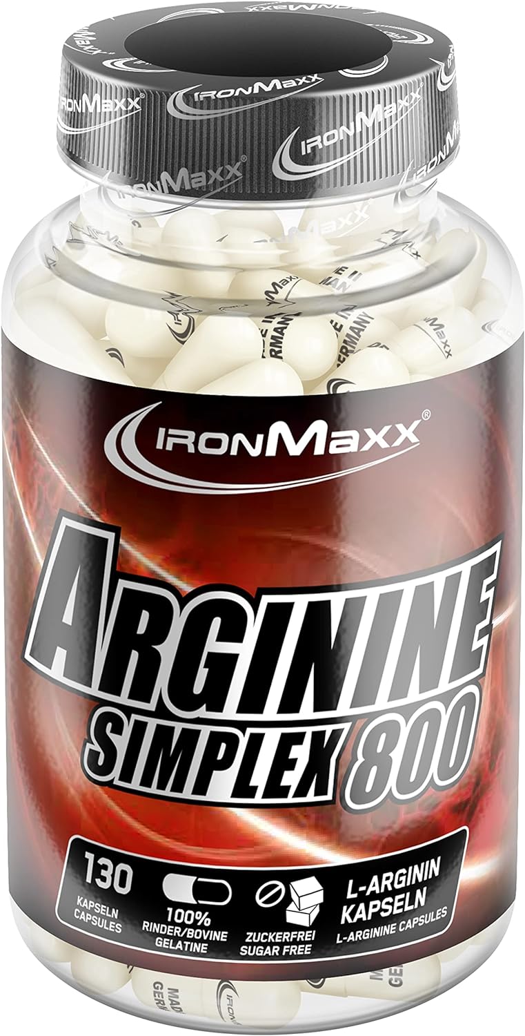 IronMaxx Arginine Simplex 800 - 130 Capsules