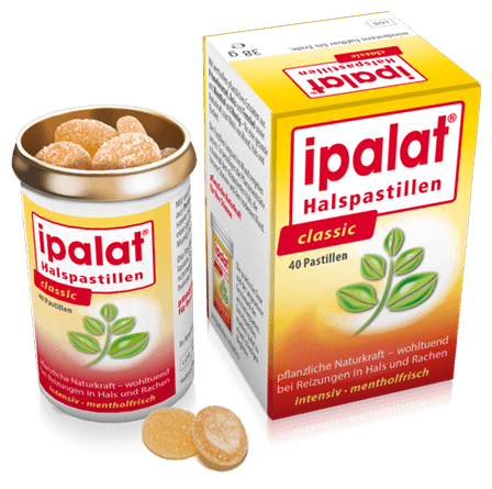 Ipalat Throat Pastilles Classic 40 lozenges