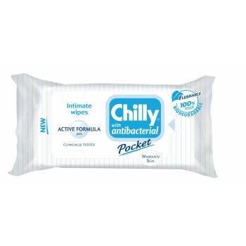 Chilly Antibacterial Intimate wipes 12 pcs