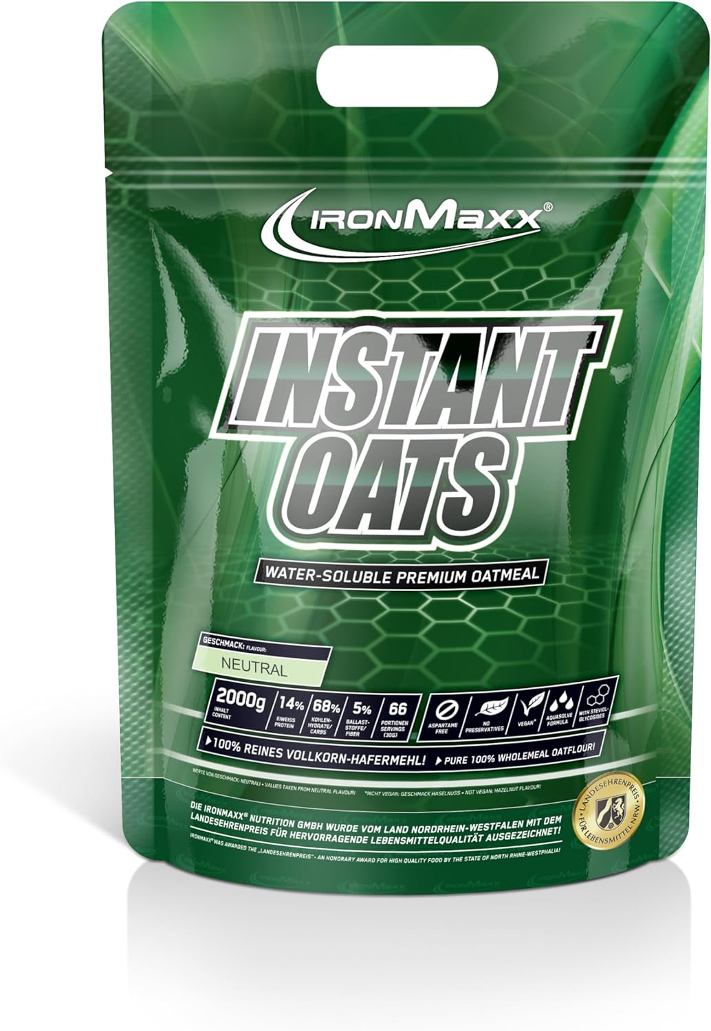 IronMaxx Instant Oats Flakes 2000g