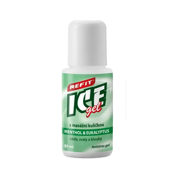 Refit Ice Massage Gel with Menthol and Eucalyptus roll–on 80 g