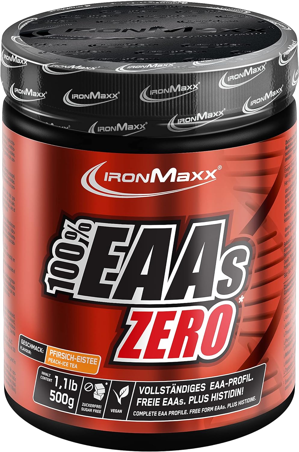 IronMaxx 100% EAAs Zero Amino Acid Powder 500 g