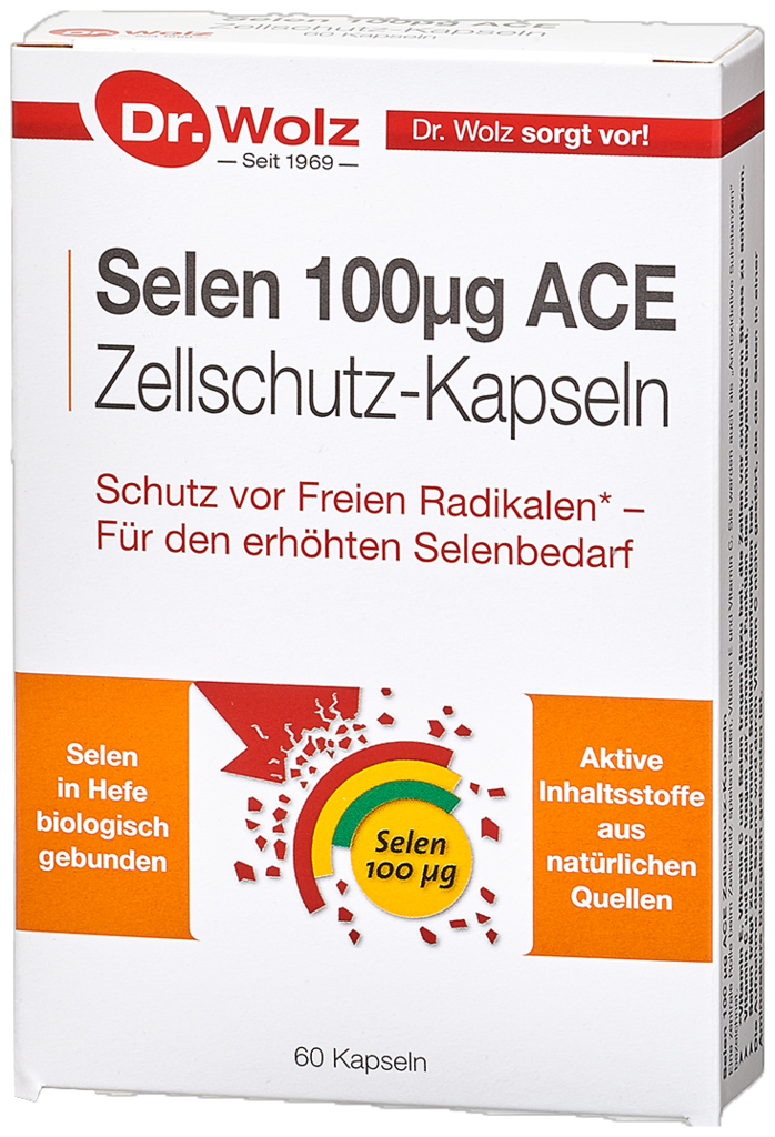 Dr. Wolz selenium 100 µg ACE cell protection 60 capsules