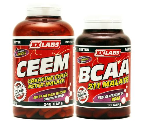 Xxlabs CEEM cps.240 + 211 BCAA MALATE cps.90 FREE