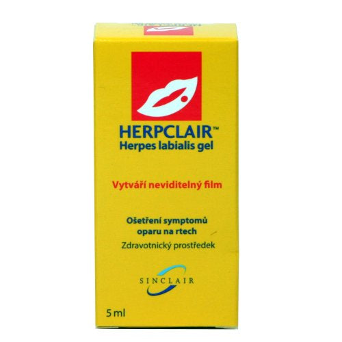 Herpclair herpes labialis gel 5 ml