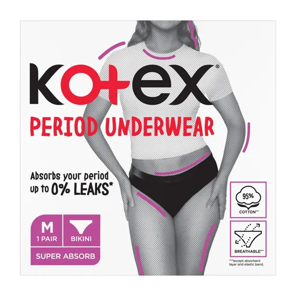 Kotex Period Underwear Size M