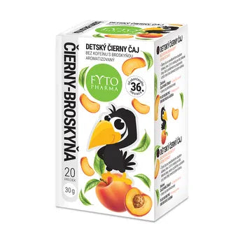 Fytopharma Children's black tea with peach caffeine-free 20x1.5g