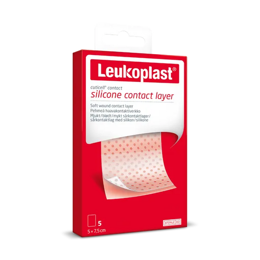 Leukoplast Cuticell contact Silicone Contact Layer 5x7,5 cm; 5 pcs