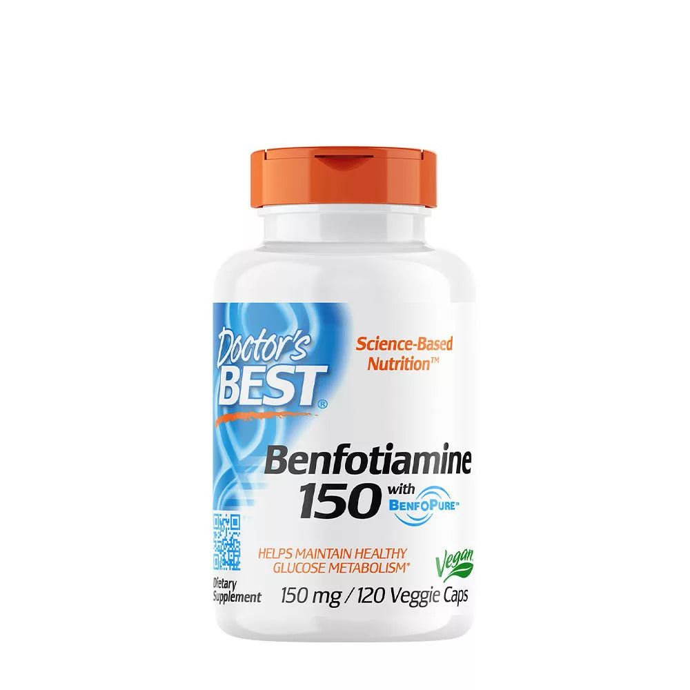 DOCTOR'S BEST BENFOTIAMINE WITH BENFOPURE 150 MG (120 VEGGIE CAPSULES)