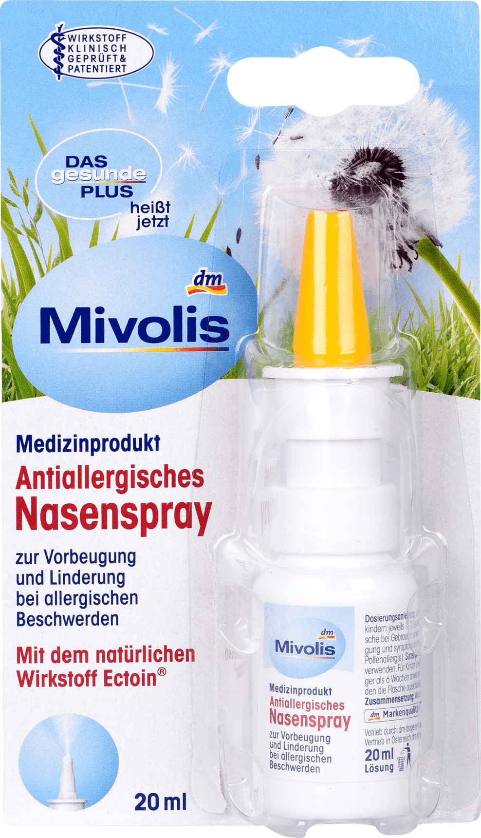 Mivolis nasal spray against allergy, 20 ml